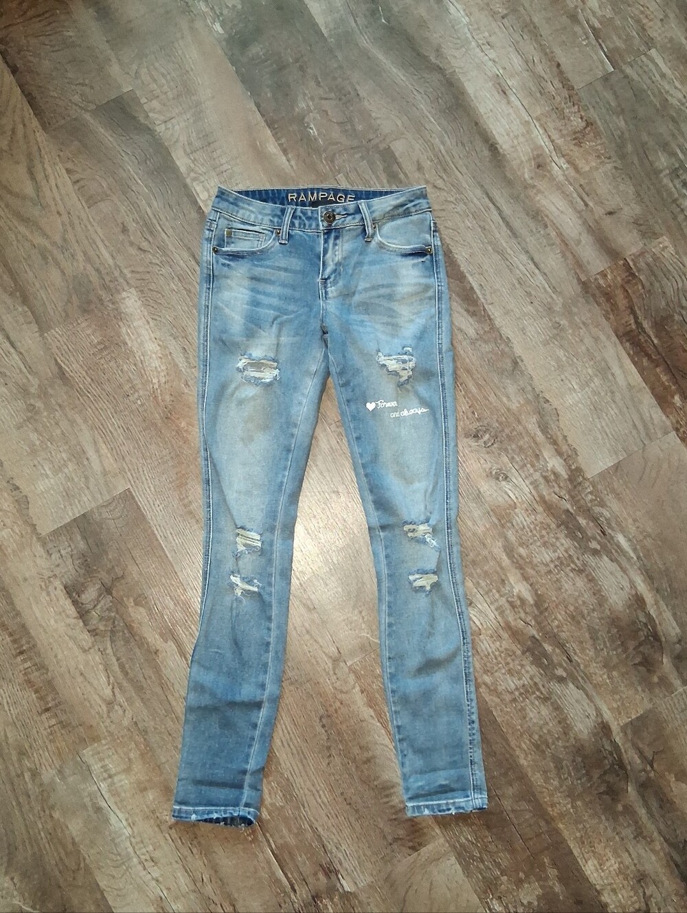 NWOT Rampage Mix Rise jeans - Picture 4 of 12